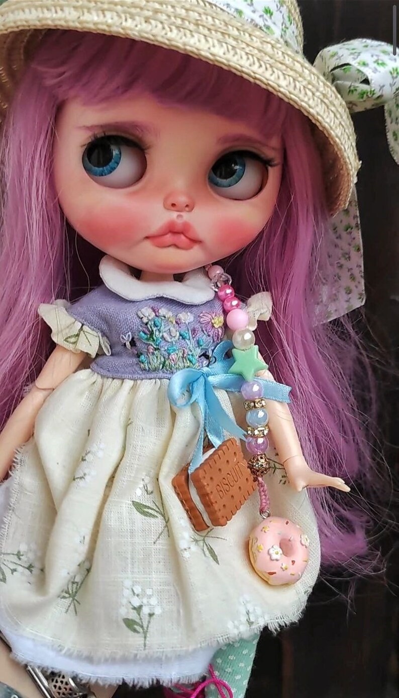 Loretta – Custom Blythe Doll One-Of-A-Kind OOAK Custom OOAK Blythe Doll