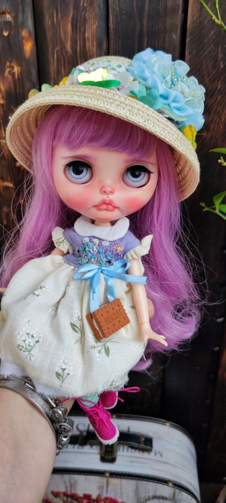 Loretta – Custom Blythe Doll One-Of-A-Kind OOAK Custom OOAK Blythe Doll