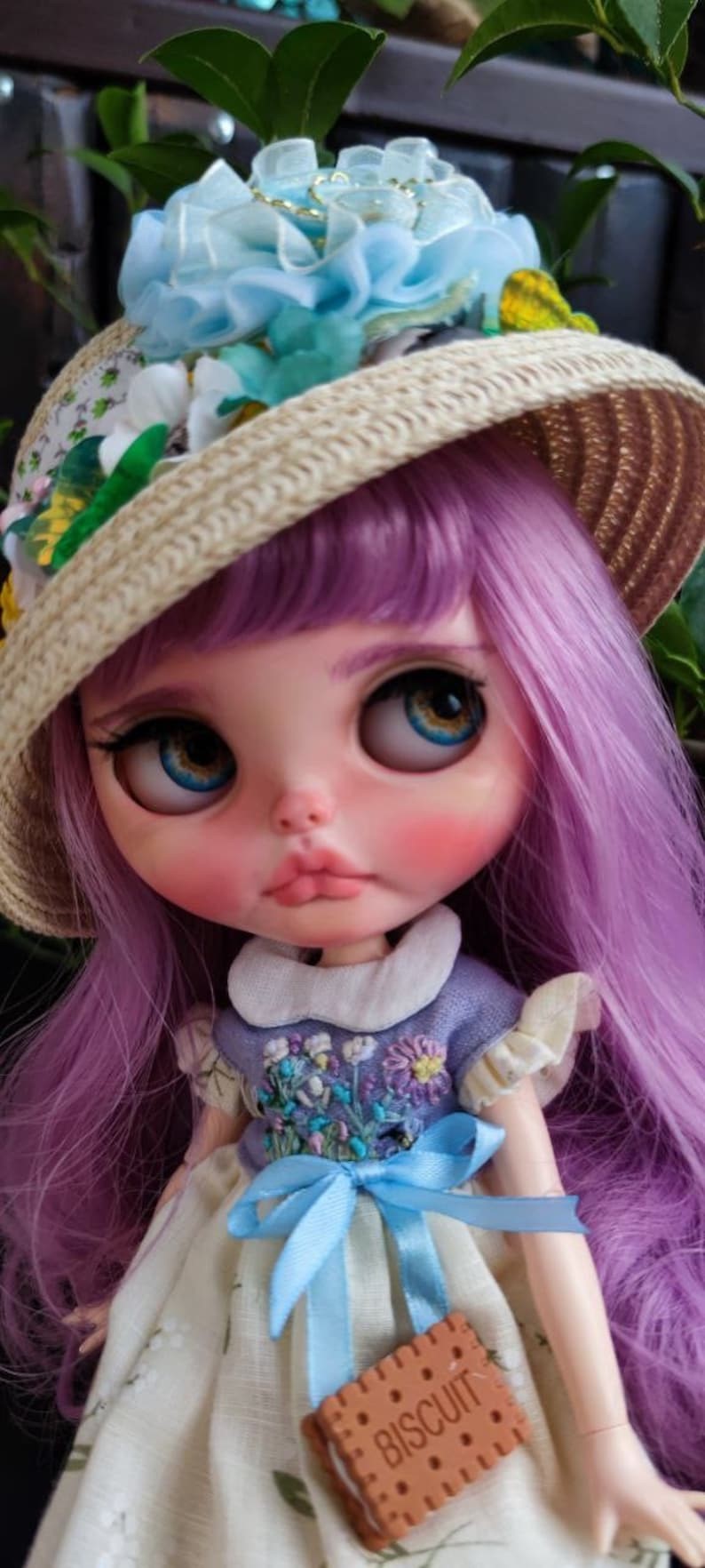 Loretta – Custom Blythe Doll One-Of-A-Kind OOAK Custom OOAK Blythe Doll