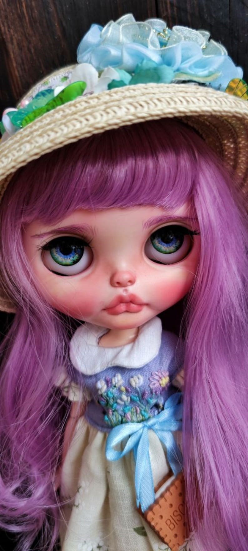 Loretta – Custom Blythe Doll One-Of-A-Kind OOAK Custom OOAK Blythe Doll