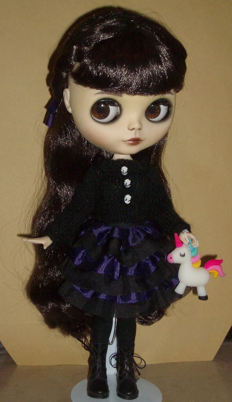 Violet – Custom Blythe Doll One-Of-A-Kind OOAK Custom OOAK Blythe Doll