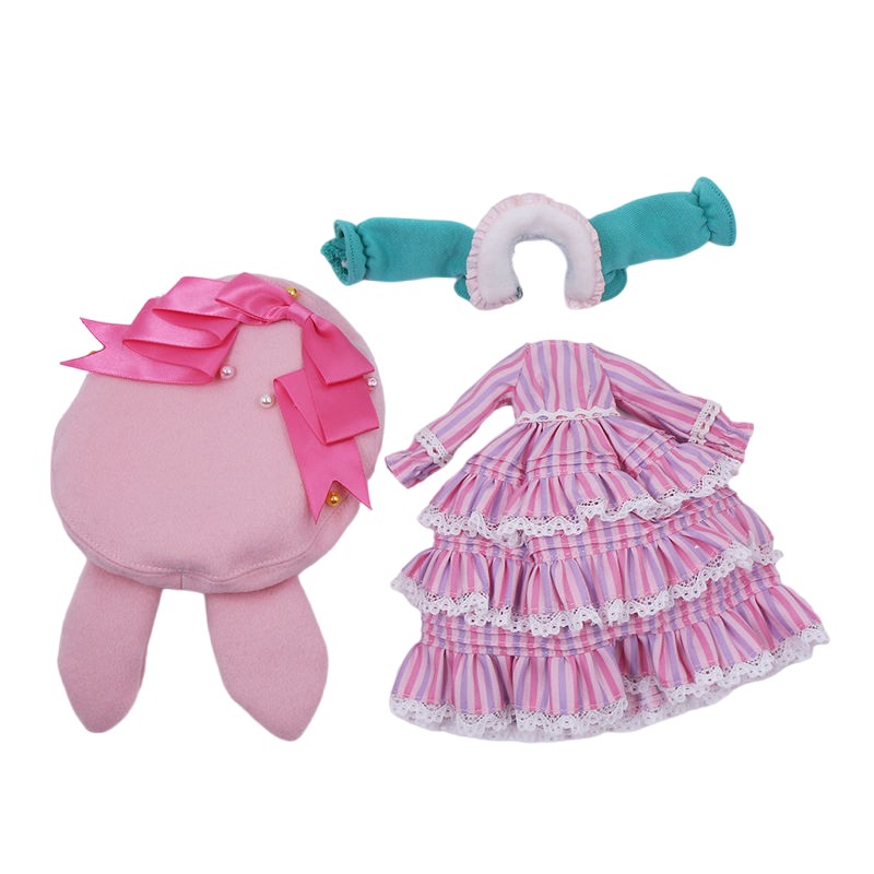 Neo Blythe Doll Vintage Dress with Crop Top Coat & Hat Blythe doll clothes