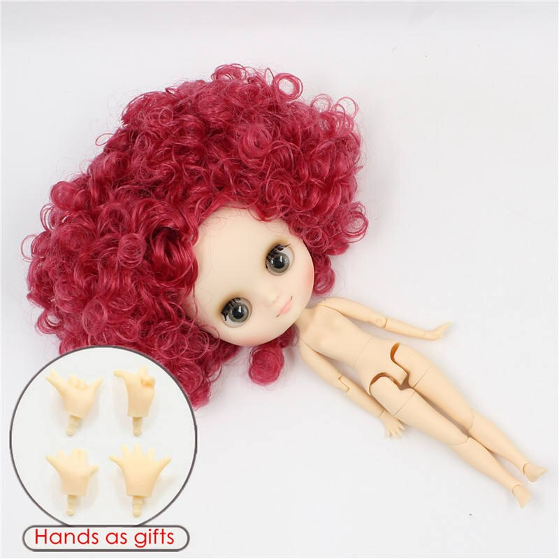 Middie Blythe Doll with Pink Hair, Tilting-Head & Custom Jointed Body Middie Blythe dolls