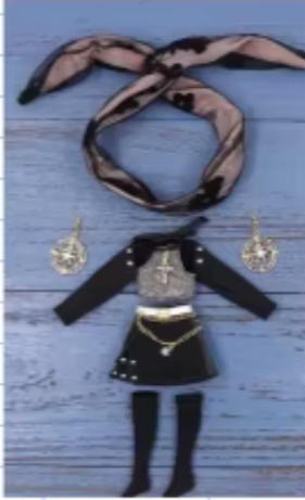 Cleopatra – Premium Custom Neo Blythe Doll with Blue Hair, Tan Skin & Matte Smiling Face Bestsellers Blue hair Matte face Smiling face Tan skin