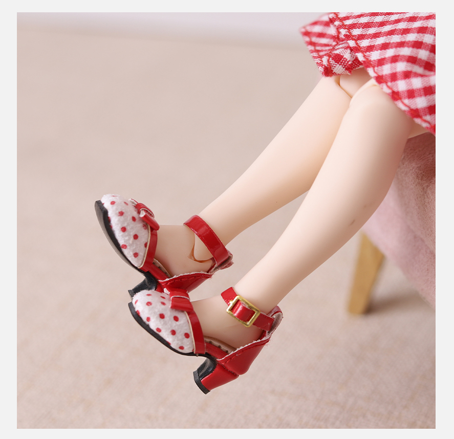 Neo Blythe Doll Polka Dot High Heels 6