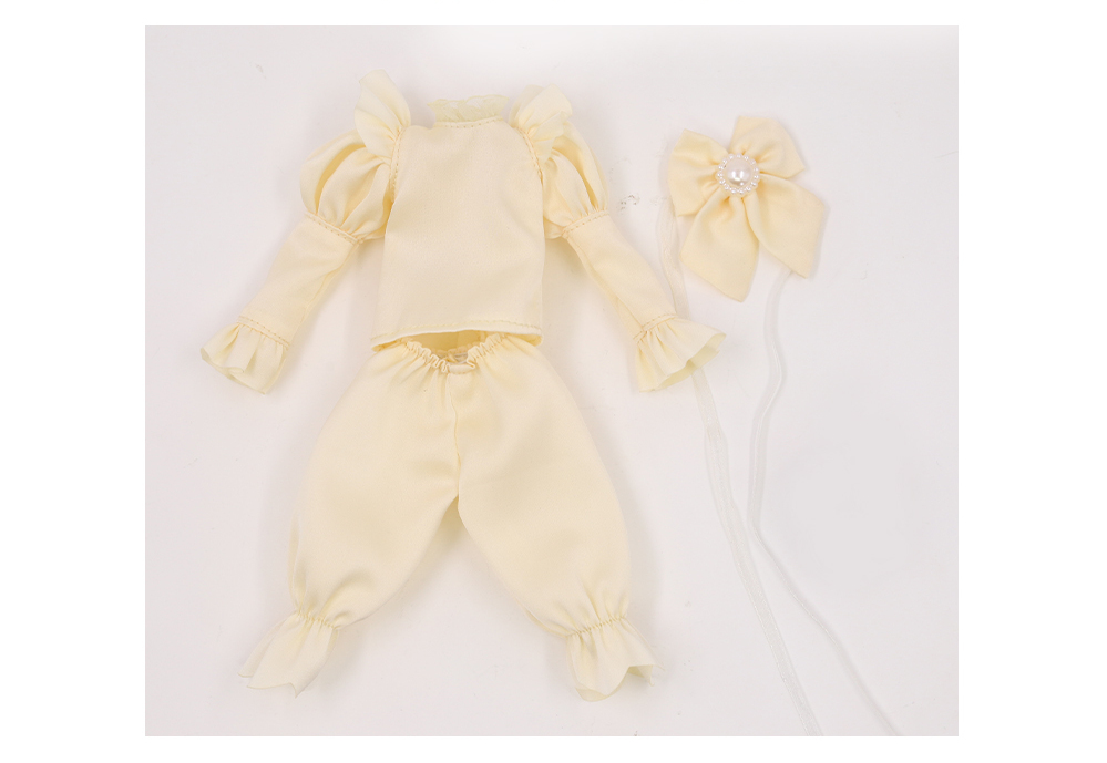 Neo Blythe Doll Vintage Party Dress with Bow 1