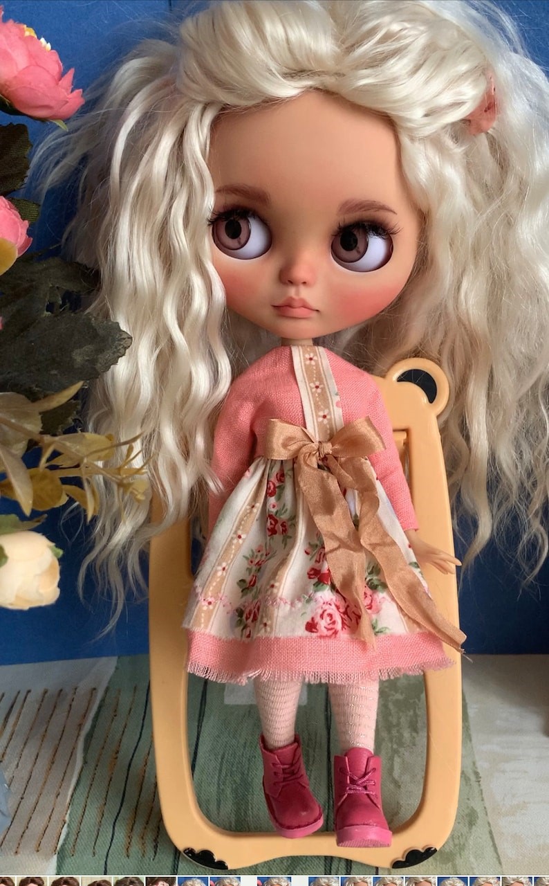 Ariel – Custom Blythe Lalka Jedyna w swoim rodzaju OOAK Wyprzedane lalki OOAK