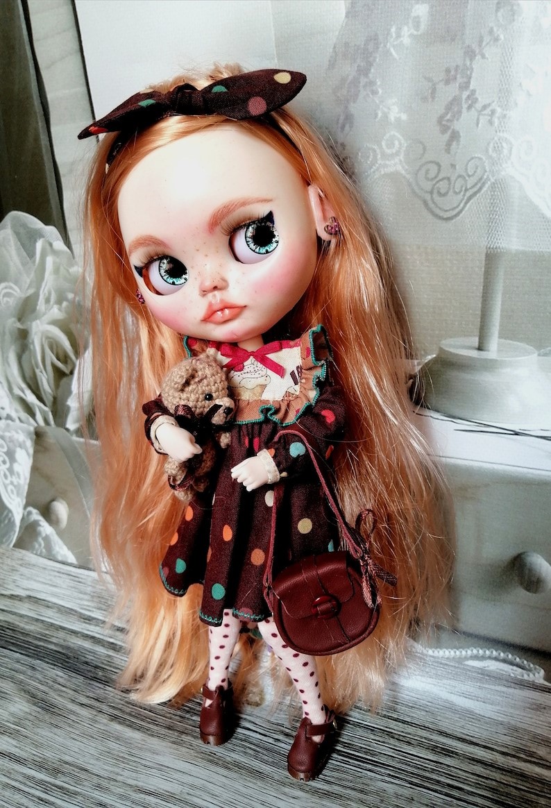 Phoebe – Custom Blythe Doll One-Of-A-Kind OOAK Custom OOAK Blythe doll