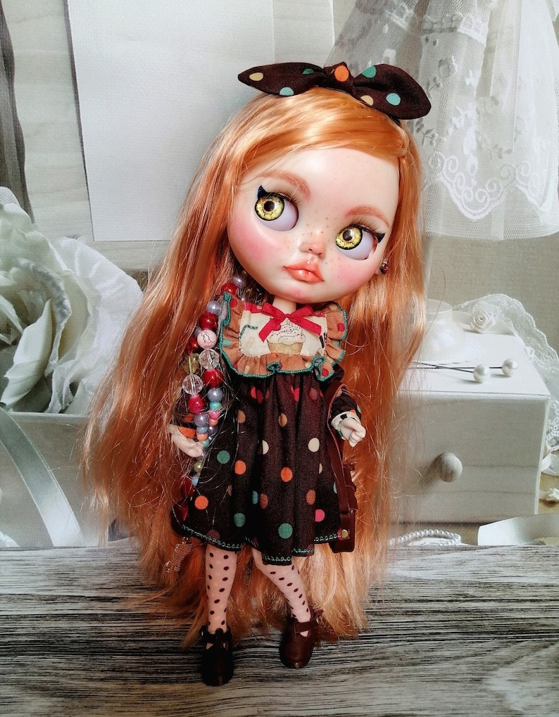 Phoebe – Custom Blythe Doll One-Of-A-Kind OOAK Custom OOAK Blythe doll