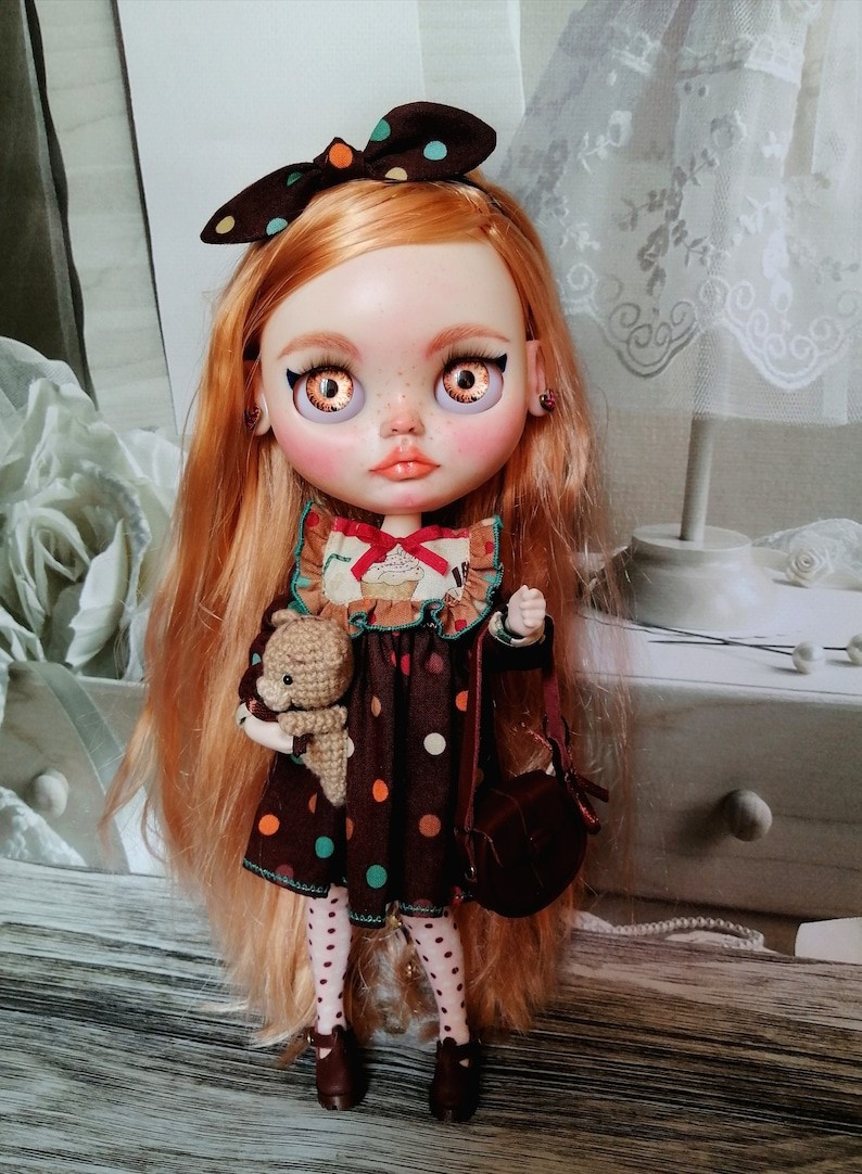 Phoebe – Custom Blythe Doll One-Of-A-Kind OOAK Custom OOAK Blythe doll