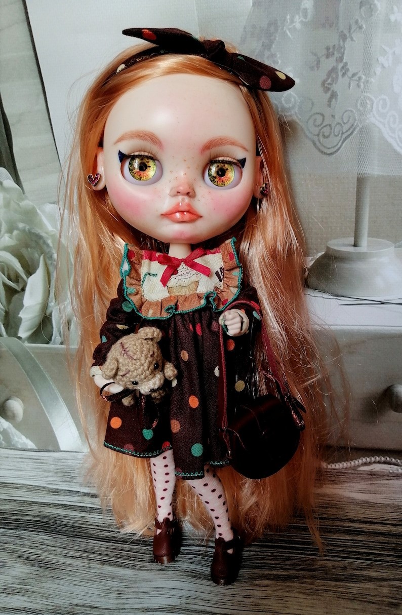 Phoebe – Custom Blythe Doll One-Of-A-Kind OOAK Custom OOAK Blythe doll