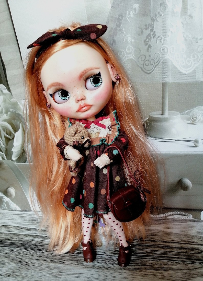 Phoebe – Custom Blythe Doll One-Of-A-Kind OOAK Custom OOAK Blythe doll
