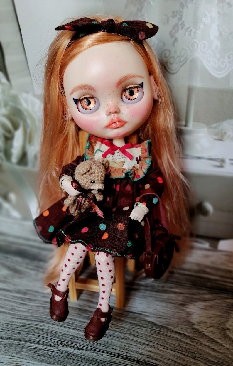 Phoebe – Custom Blythe Doll One-Of-A-Kind OOAK Custom OOAK Blythe doll