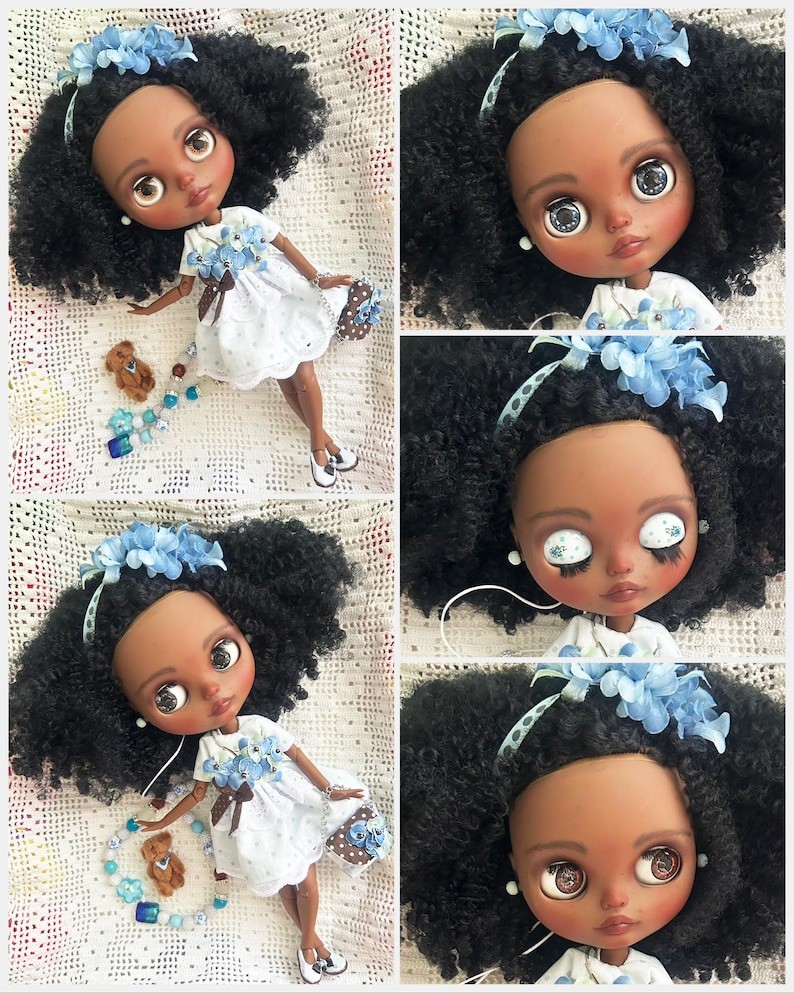 Vera – Custom Blythe Doll One-Of-A-Kind OOAK Custom OOAK Blythe doll