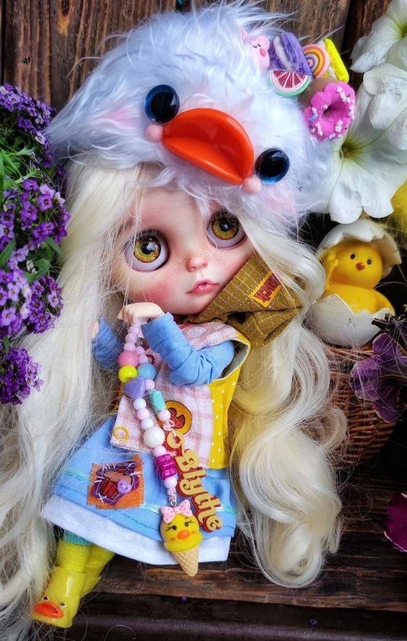 Пресли – Custom Blythe Кукла единствена по рода си OOAK Custom ДУБ Blythe кукла