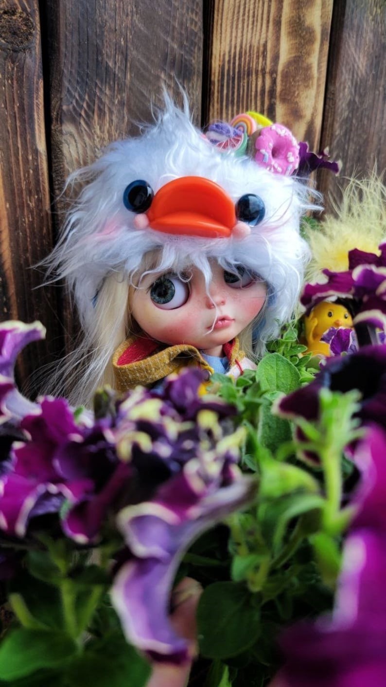 Пресли – Custom Blythe Кукла единствена по рода си OOAK Custom ДУБ Blythe кукла
