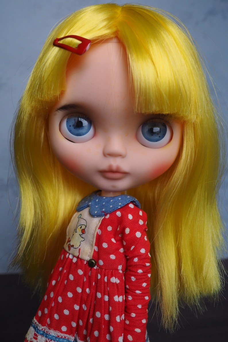 Dlíodóir - Custom Blythe Doll OOAK Aon-de-Chineál Custom OOAK Blythe doll