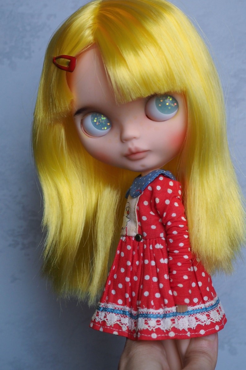 Sawyer – Custom Blythe Doll One-Of-A-Kind OOAK Custom OOAK Blythe doll