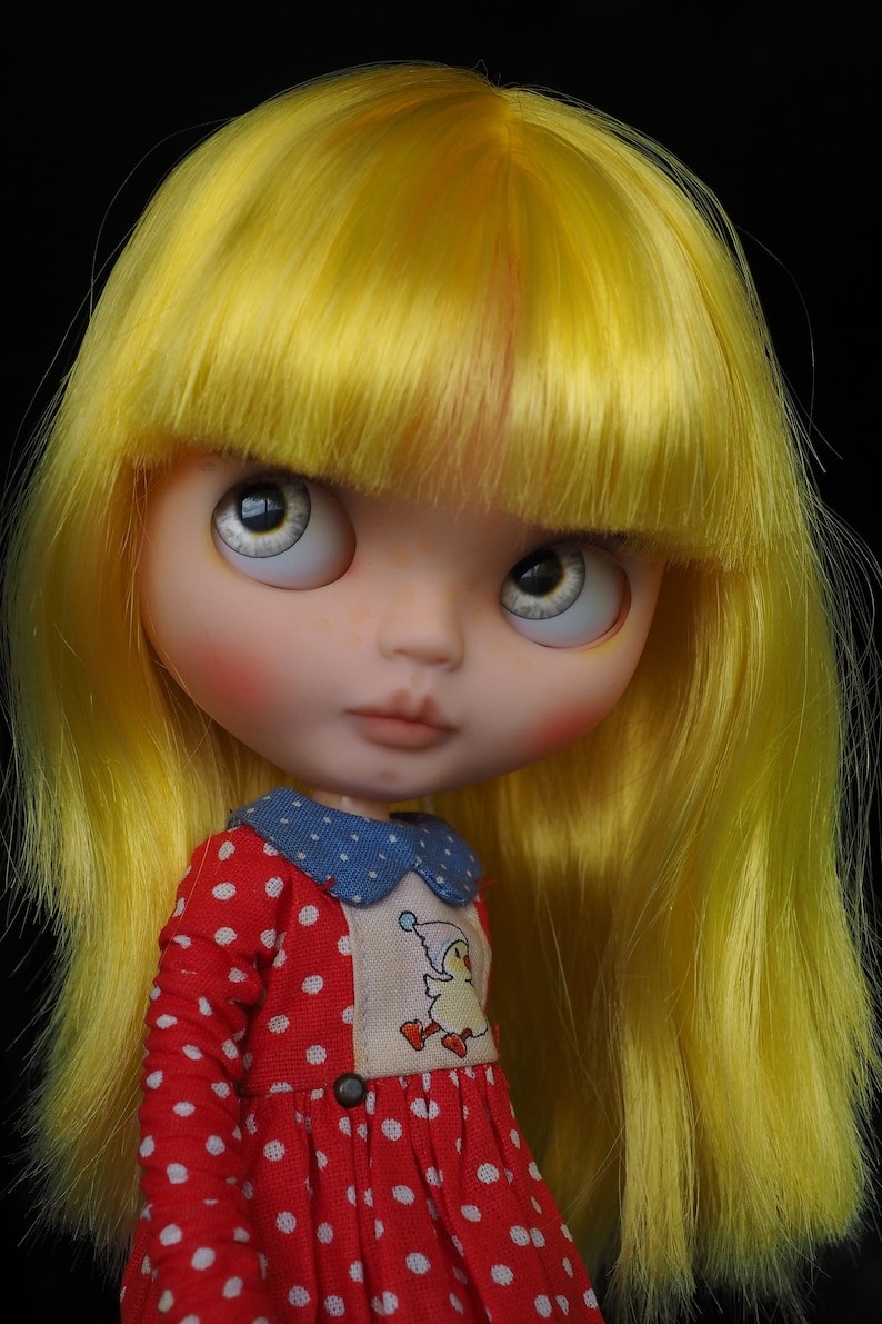 Sawyer – Custom Blythe Doll One-Of-A-Kind OOAK Custom OOAK Blythe doll
