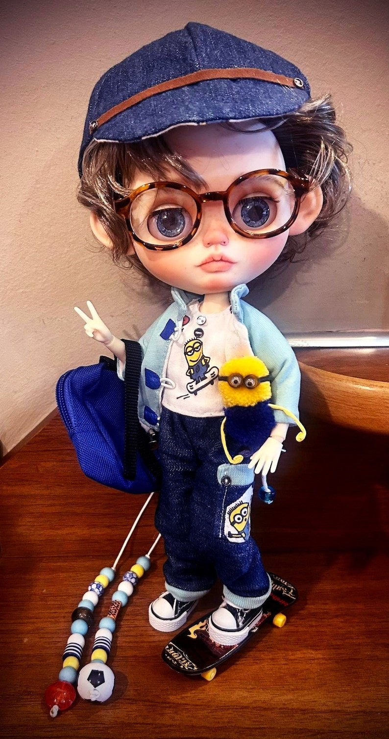 Harry – Custom Blythe Doll One-Of-A-Kind OOAK Custom OOAK Blythe doll