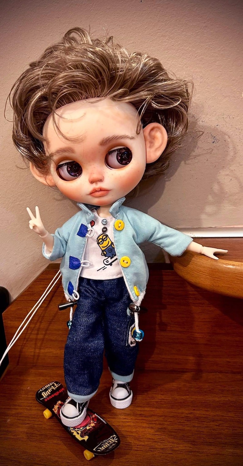 Harry – Custom Blythe Doll One-Of-A-Kind OOAK Custom OOAK Blythe doll