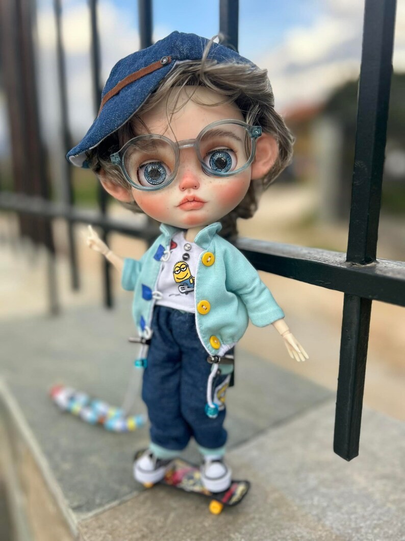 Harry – Custom Blythe Doll One-Of-A-Kind OOAK Custom OOAK Blythe doll