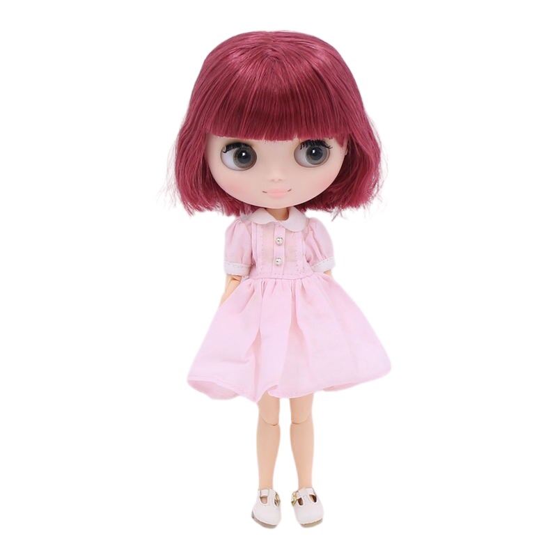 Amelia – Custom Middie Blythe Doll with Ginger Hair Custom Middie Blythe Doll