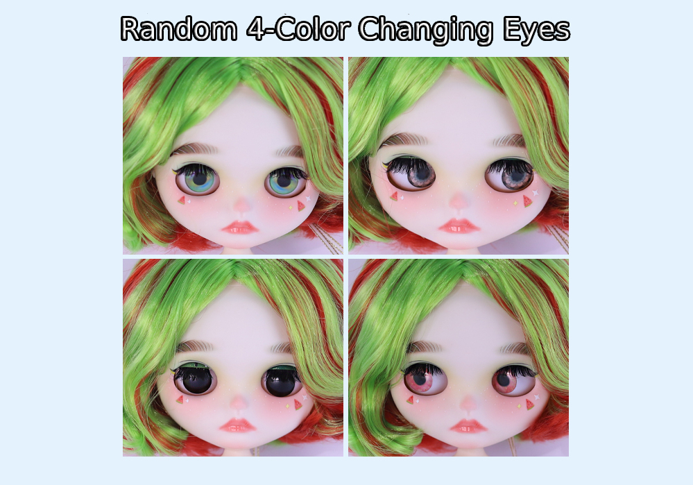Isabel – Premium Custom Neo Blythe Doll with Multi-Color Hair, White Skin & Matte Cute Face 1