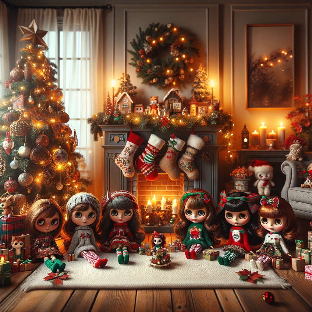 this is blythe christmas doll photo
