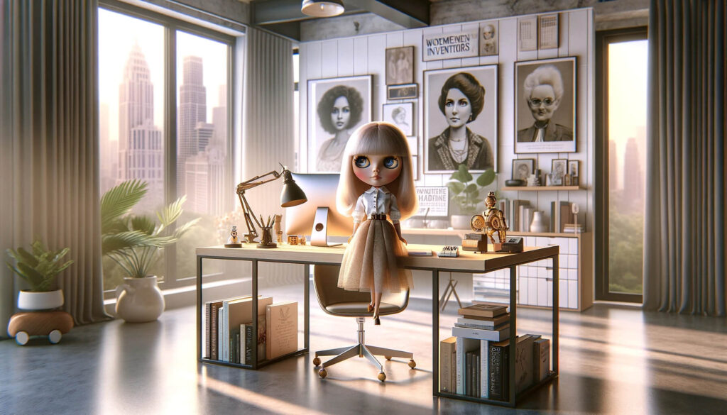A Tribute to Women Inventors Month: Igniting Creativity with Angela custom blythe doll