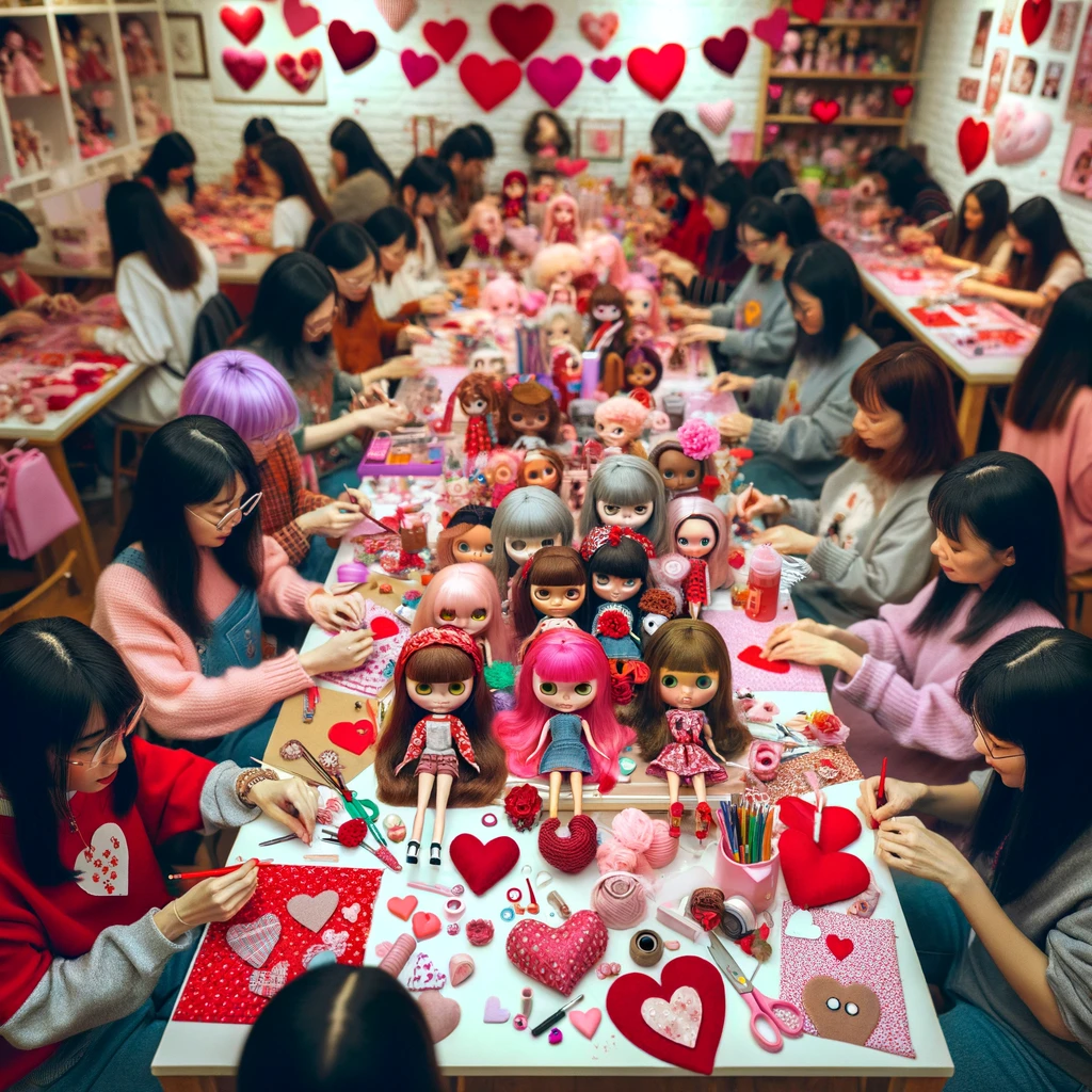 Радостта от любовта към себе си: Празнуване на Свети Валентин с Blythe Кукли 8