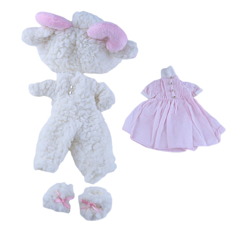 Neo Blythe Doll Sheep Costume & Pink Dress Combo Blythe doll clothes