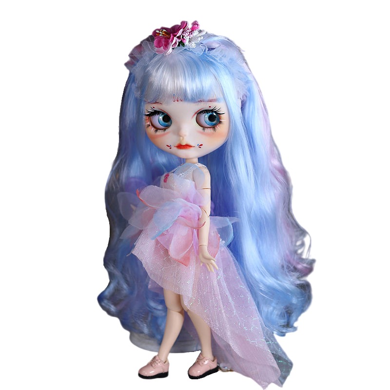 Jenny – Premium Custom Neo Blythe Doll with Multi-Color Hair, White Skin & Matte Cute Face Cute face Matte face Multi-color hair White skin Jenny – Premium Custom Neo Blythe Doll with Multi-Color Hair, White Skin & Matte Cute Face Cute face Matte face Multi-color hair White skin