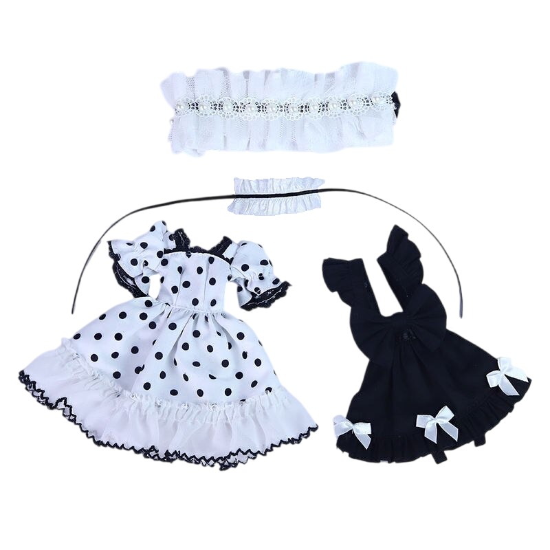 Neo Blythe Doll Maid Dress with Headband Blythe doll clothes