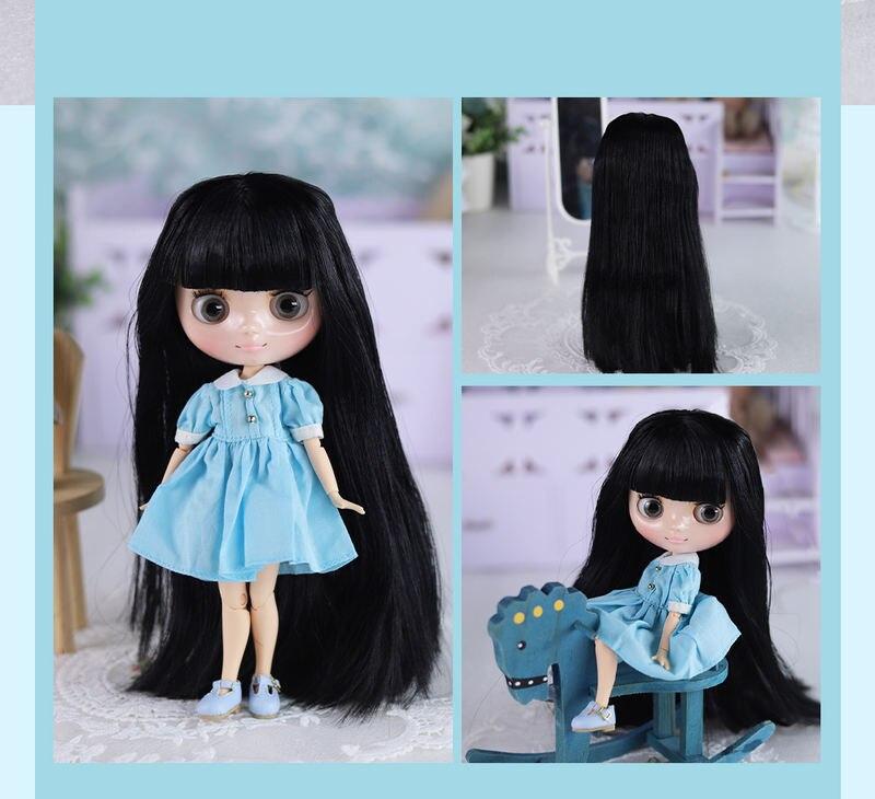 Mila - Custom Middie Blythe Doll with Black Hair 3 Mila - Custom Middie Blythe Doll with Black Hair 3