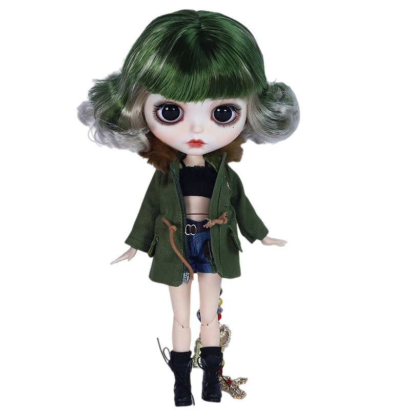 Rebecca – Premium Custom Neo Blythe Doll with Multi-Color Hair, White Skin & Matte Cute Face Cute face Matte face Multi-color hair White skin