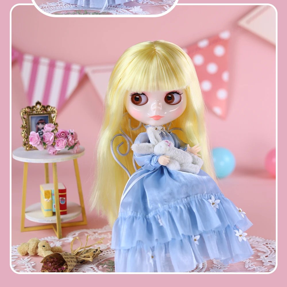 Anwen – Premium Custom Neo Blythe Doll with Blonde Hair, White Skin & Shiny Cute Face18