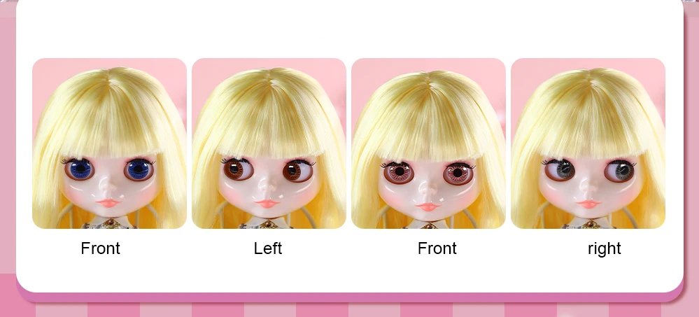 Anwen – Premium Custom Neo Blythe Doll with Blonde Hair, White Skin & Shiny Cute Face9
