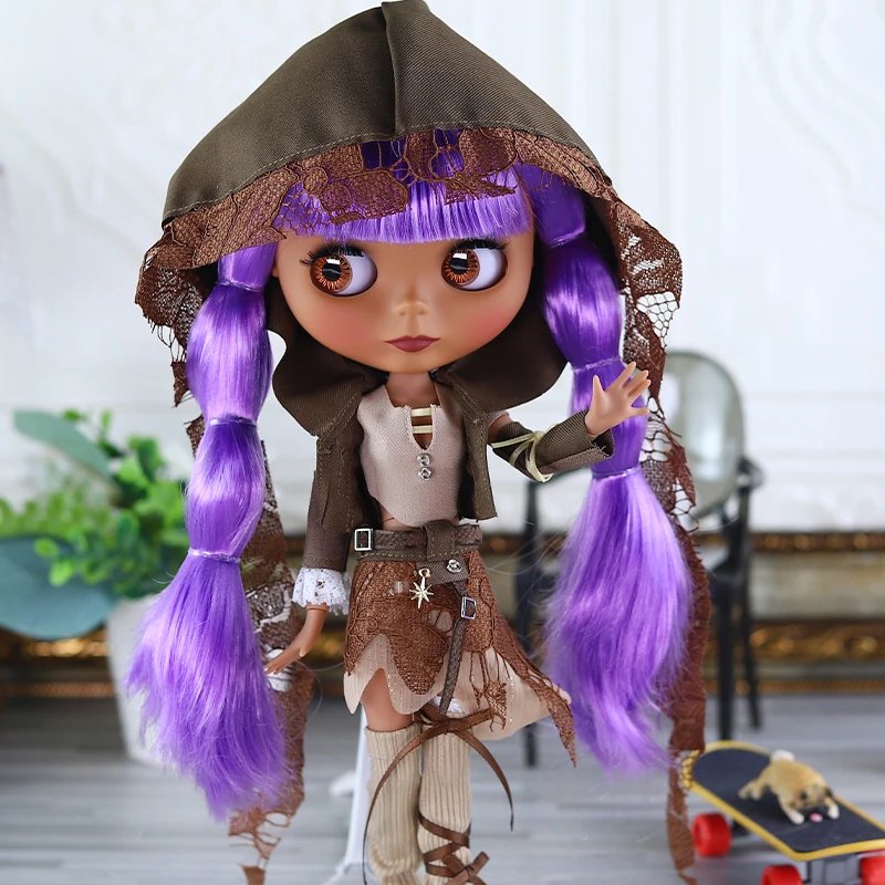 Neo Blythe Doll Vintage Dress with Cap & Stockings Blythe doll clothes