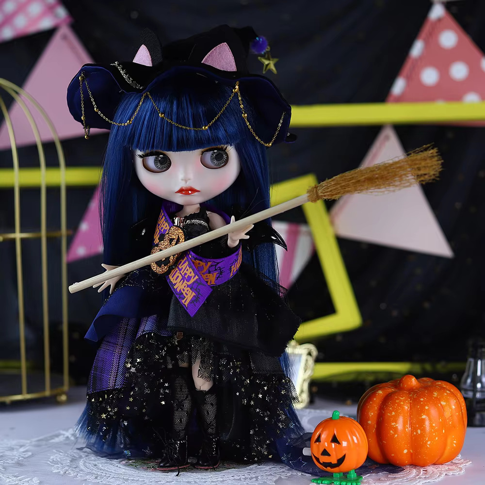 Rosella – Premium Custom Neo Blythe Doll with Blue Hair, White Skin & Matte Cute Face Blue hair Cute face Matte face White skin Rosella – Premium Custom Neo Blythe Doll with Blue Hair, White Skin & Matte Cute Face Blue hair Cute face Matte face White skin