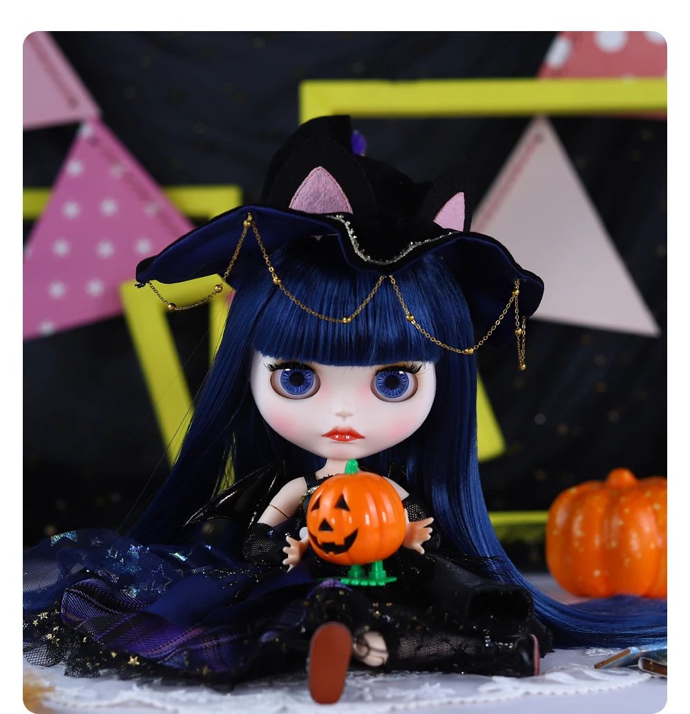Rose – Premium Custom Neo Blythe Doll with Blue Hair, White Skin & Matte Cute Face23 Rosella – Premium Custom Neo Blythe Doll with Blue Hair, White Skin & Matte Cute Face 18