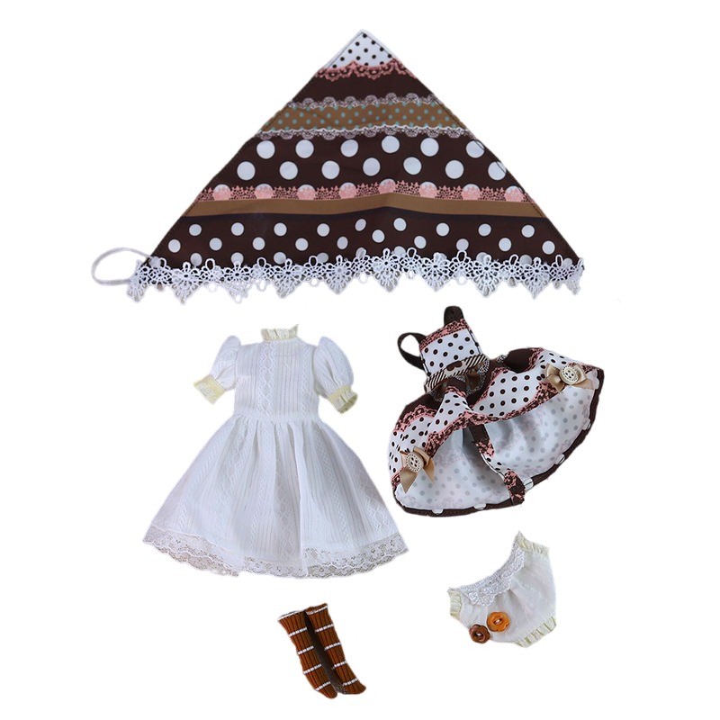 Neo Blythe Doll Classic Maid Dress with Headband, Apron & Socks Blythe doll clothes