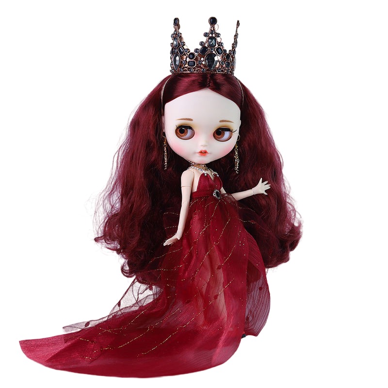 Brittany – Premium Custom Neo Blythe Doll with Red Hair, White Skin & Matte Smiling Face Matte face Red hair Smiling face White skin