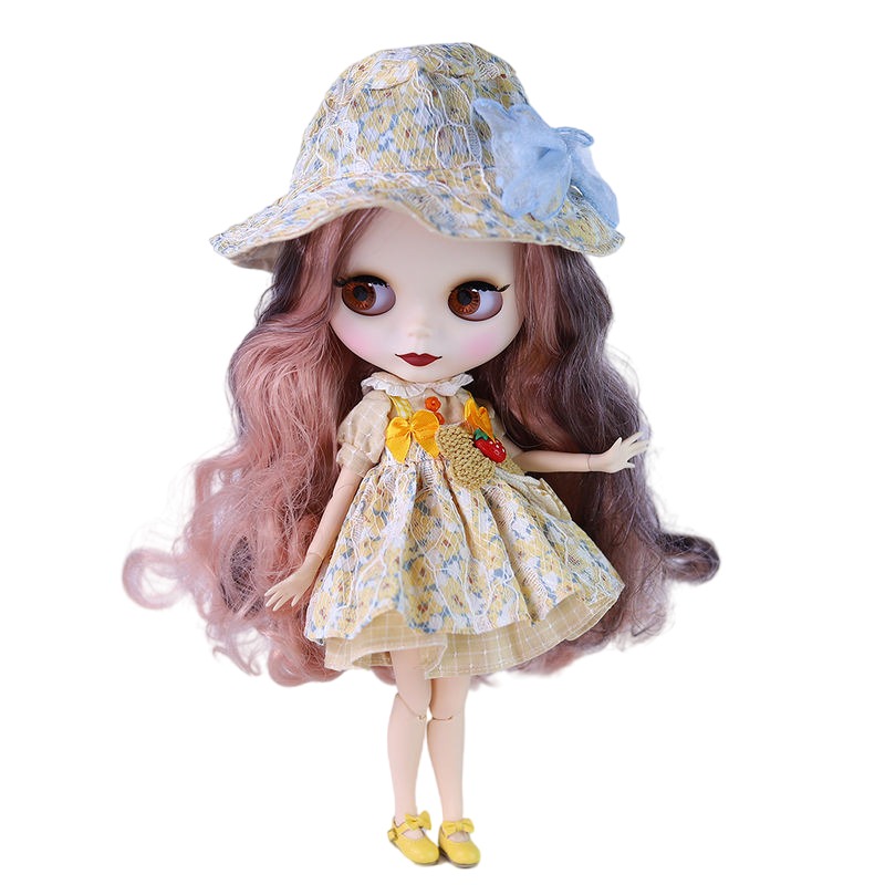 Fern – Premium Custom Neo Blythe Doll with Multi-Color Hair, White Skin & Matte Cute Face Cute face Matte face Multi-color hair White skin