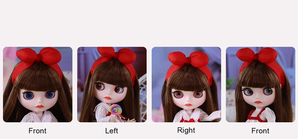 Honey – Premium Custom Neo Blythe Doll with Brown Hair, White Skin & Matte Cute Face 1