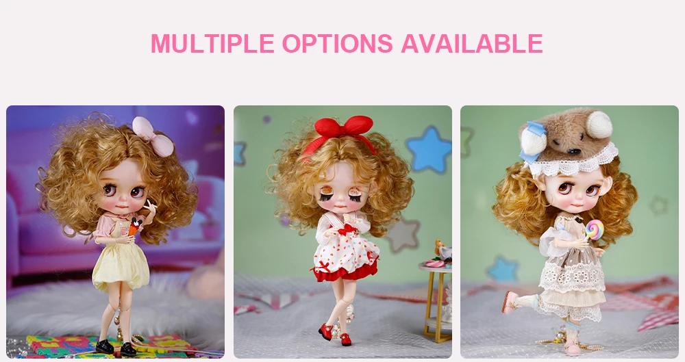 Penelope - Premium Custom Neo Blythe Doll with Blonde Hair, White Skin & Matte Cute Face 5