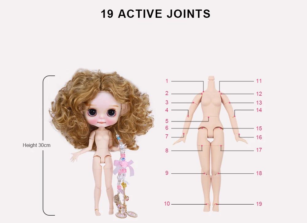 Penelope - Premium Custom Neo Blythe Doll with Blonde Hair, White Skin & Matte Cute Face 2