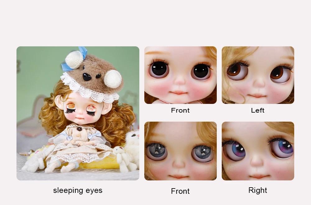 Penelope - Premium Custom Neo Blythe Doll with Blonde Hair, White Skin & Matte Cute Face 1