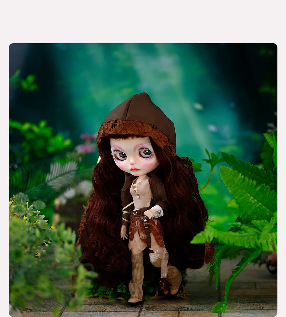 Esther - Premium Custom Neo Blythe Doll with Ginger Hair, White Skin & Matte Cute Face 9