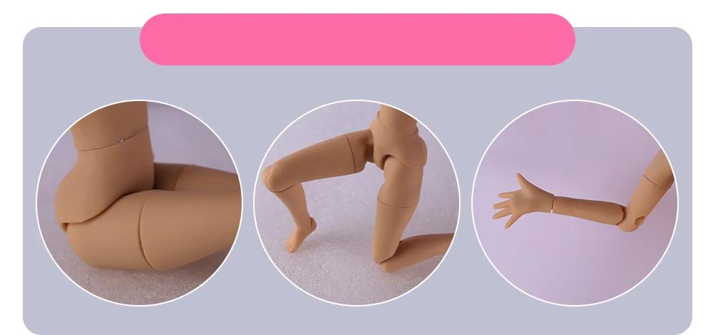 Sienna – Premium Custom Neo Blythe Doll with Purple Hair, Tan Skin & Shiny Cute Face 3